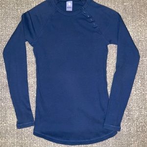 Gap Maternity thermal button shirt